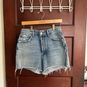 Agolde Blue Jean Shorts